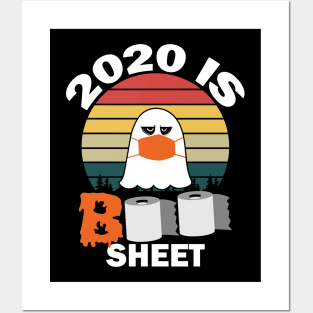 2020 is boo sheet halloween ghost gift Posters and Art